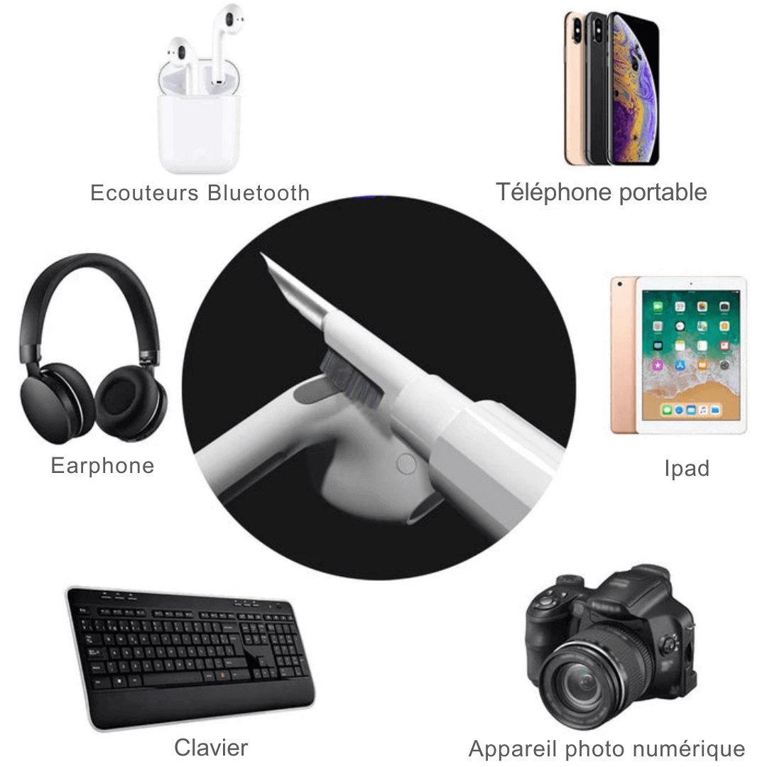 3-in-1 Cleaning Kit for Bluetooth Earbuds