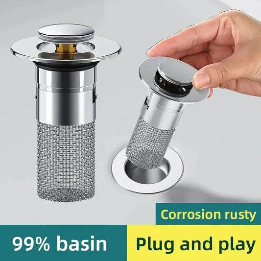 Drainix™ – Universal Pop-Up Sink Stopper