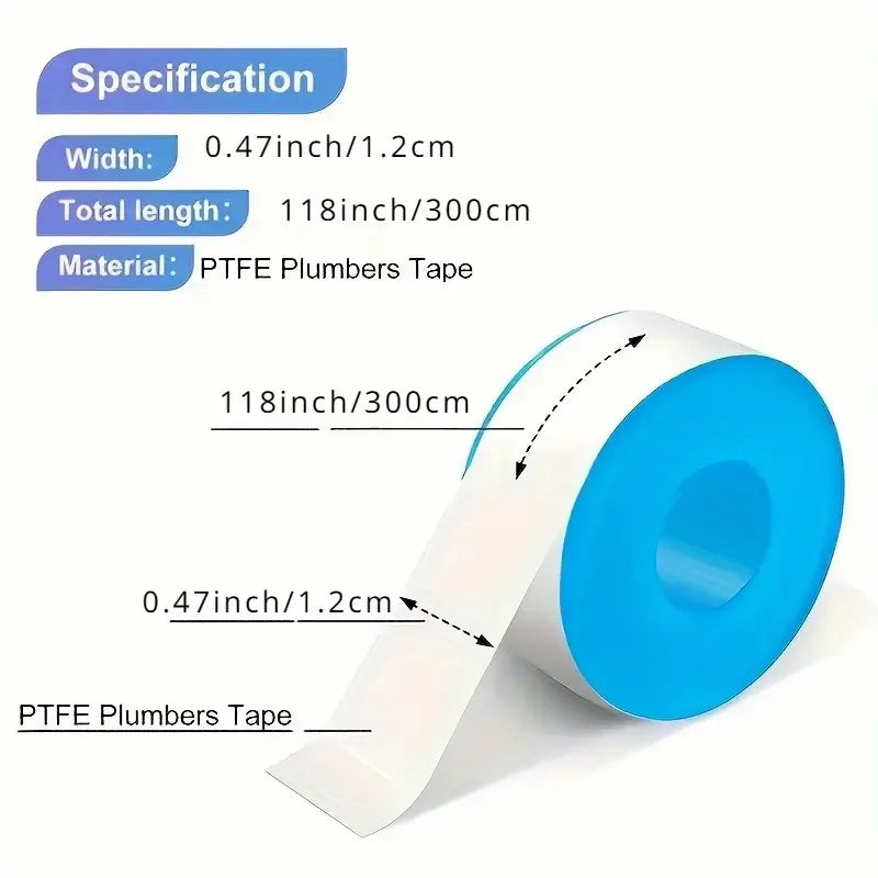 SealPro™ PTFE Tape – The Essential Solution for Perfect Waterproof Sealing