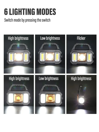Solar Rechargeable LED Flashlight